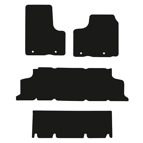Prestige Van Mats for Renault Trafic Double Door 9 Seater 20142019 CustomMade to Your Van's