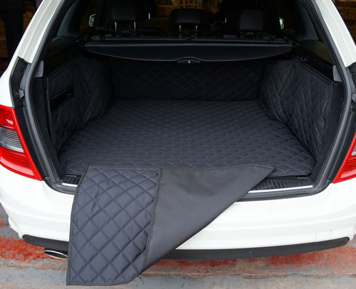 Quilted Car Waterproof Boot Liner Mat For Mercedes C CLASS ESTATE