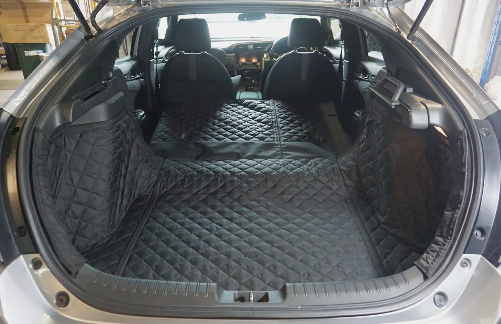Honda Civic 2015 - 2022 - Fully Tailored Quilted Boot Liner - Image 5