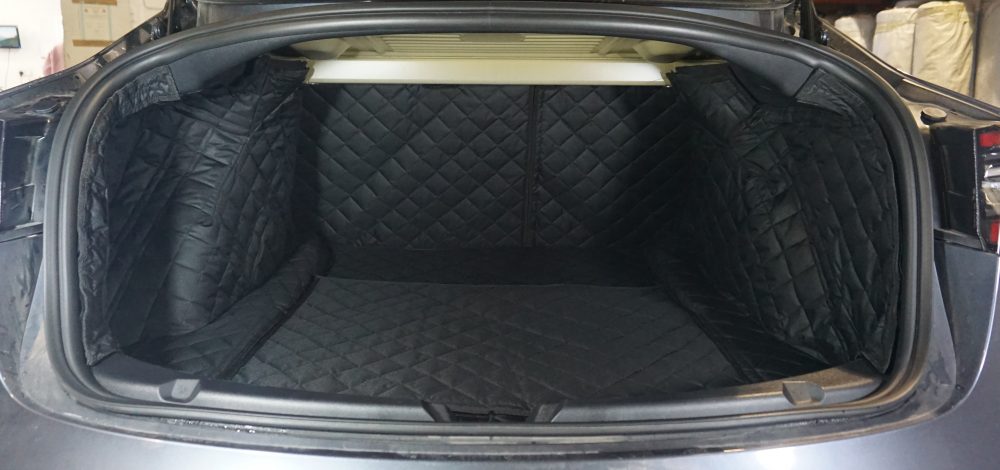 Tesla Model 3 2019 - Present - Fully Tailored Quilted Boot Liner - Image 2
