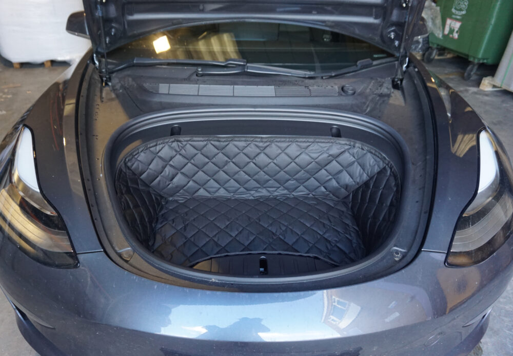 Tesla Model 3 2019 - Present - Fully Tailored Quilted Boot Liner - Image 8