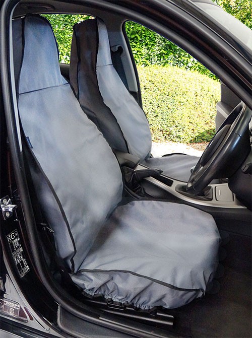 UKB4C Blue Full Set Front & Rear Car Seat Covers for Citroen C1 05-On 