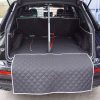 Audi SQ7 5 Seater with Dog Guard Fitted 2015-2019 - Fully Tailored Quilted Boot Liner