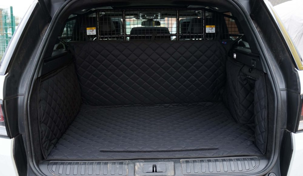 Land Rover Range Rover Sport 5 Seater (With Dog Guard in Use) 2013-2022 - Fully Tailored Quilted Boot Liner - Image 5