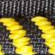Black and Yellow car mat trim