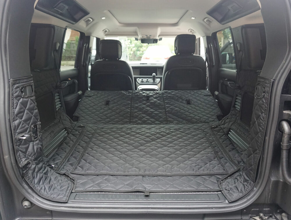 Land Rover Defender 110 without Aircon 2020 - Present - Fully Tailored Quilted Boot Liner - Image 5