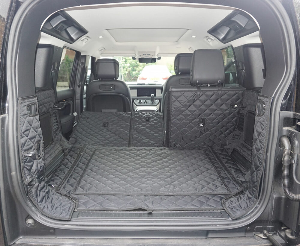 Land Rover Defender 110 without Aircon 2020 - Present - Fully Tailored Quilted Boot Liner - Image 4