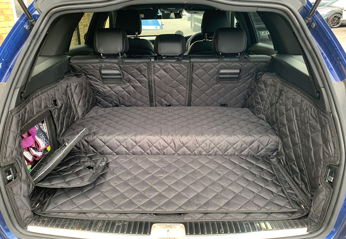 thumbnail image 2 of UK Custom Covers Quilted Boot Liner Mat For Mercedes E-Class Estate (2010-2016) - QBL264 2 of 6
