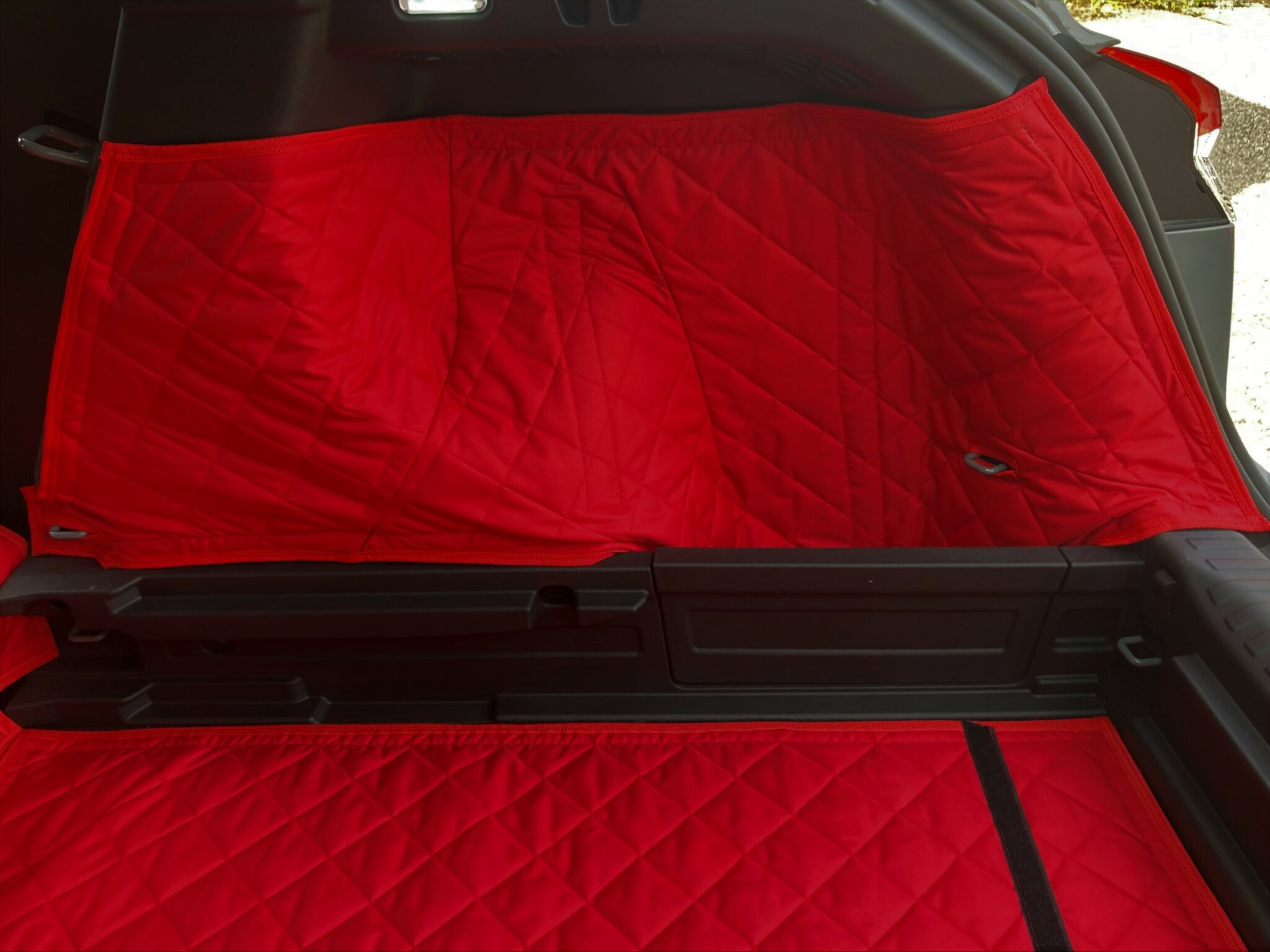 Audi Q4 ETron With Plastic Dividers On Each Side 2021 Present Boot