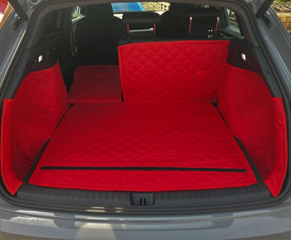 Audi Q4 E-Tron With Plastic Dividers On Each Side 2021 - Present - Fully Tailored Quilted Boot Liner - Image 4