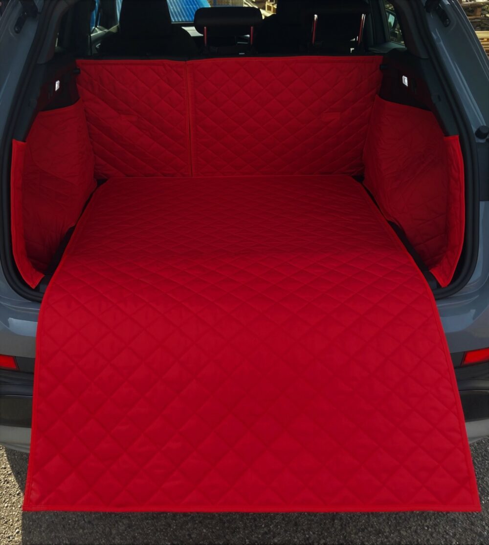 Audi Q4 E-Tron With Plastic Dividers On Each Side 2021 - Present - Fully Tailored Quilted Boot Liner - Image 3