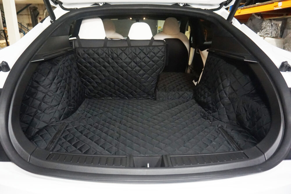 Tesla Model S 2012 - Present - Fully Tailored Quilted Boot Liner - Image 5