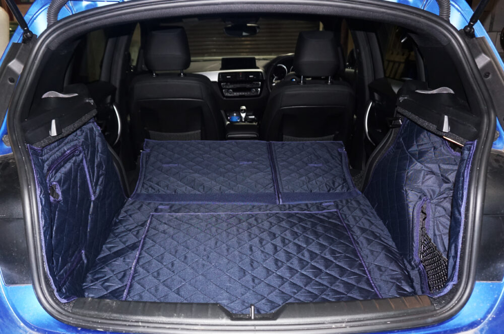 BMW 1 Series 2019 - 2024 Without Cargo Storage Hooks - Fully Tailored Quilted Boot Liner - Image 2