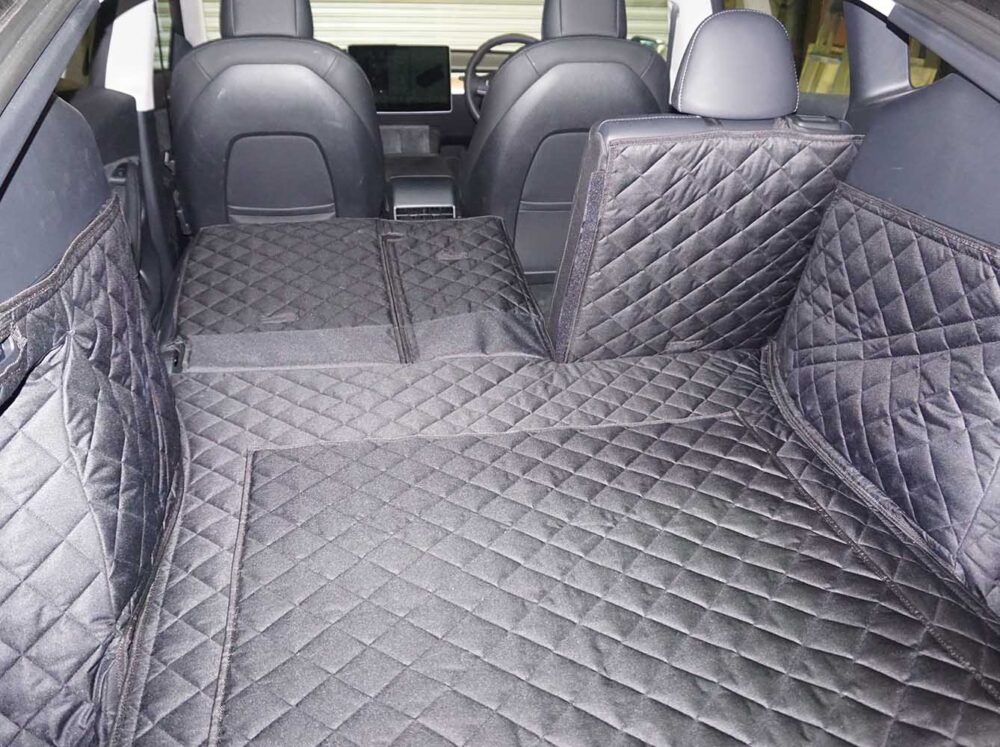 Tesla Model Y 2022 - Present - Fully Tailored Quilted Boot Liner - Image 2
