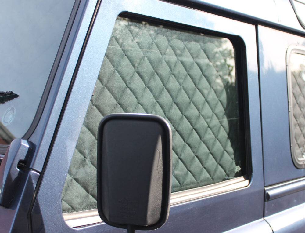 Land Rover Defender 110 Quilted Blackout Blinds