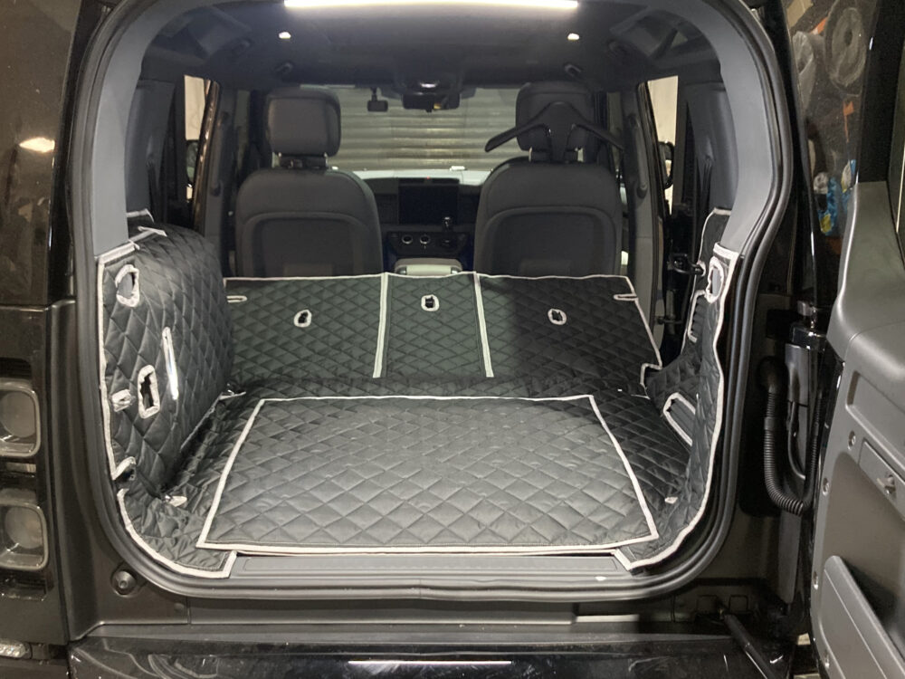 Land Rover Defender 110 P400e 2022 - Present - Fully Tailored Quilted Boot Liner - Image 5