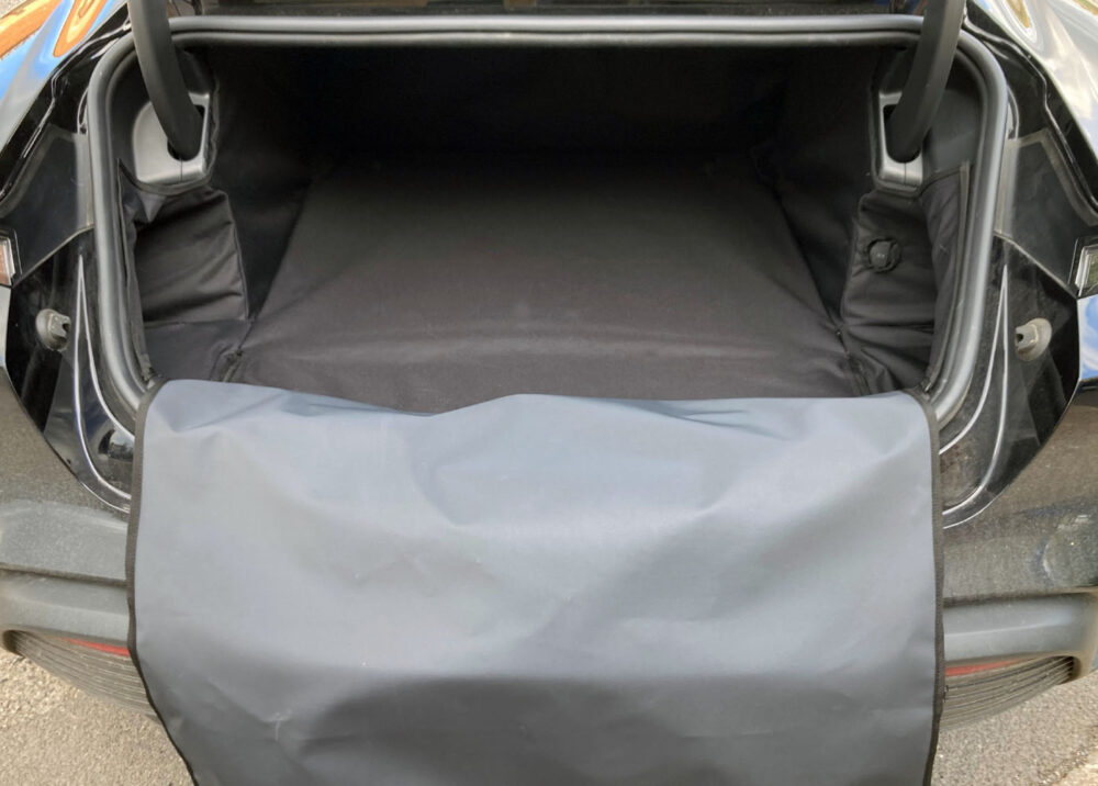Porsche Taycan Saloon 2019 - Present - Fully Tailored Quilted Boot Liner - Image 4