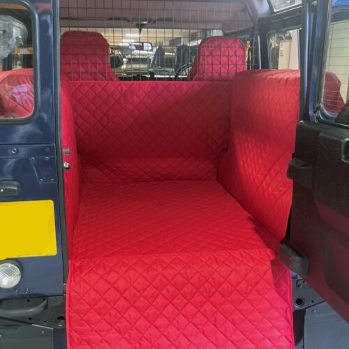 Land Rover Defender 90 with Rear Seats 1990-2007 – Fully Tailored Quilted Boot Liner Category Image