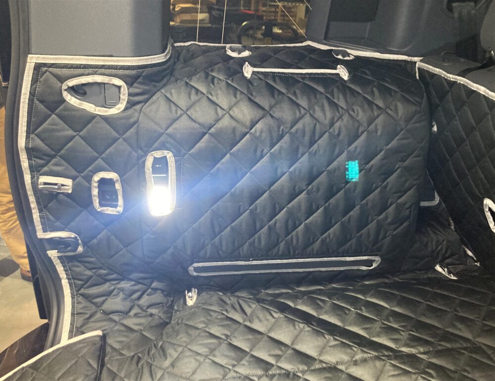 Land Rover Defender 110 P400e 2022 - Present - Fully Tailored Quilted Boot Liner - Image 3