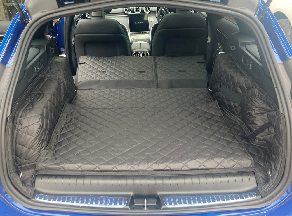 Mercedes C Class Estate Plug-in Hybrid 2021 - Present - Fully Tailored Quilted Boot Liner - Image 5