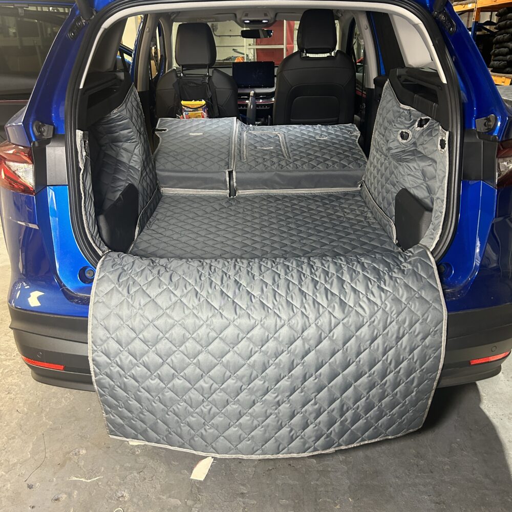 Skoda Enyaq 2020 - 2025 - Fully Tailored Quilted Boot Liner - Image 4