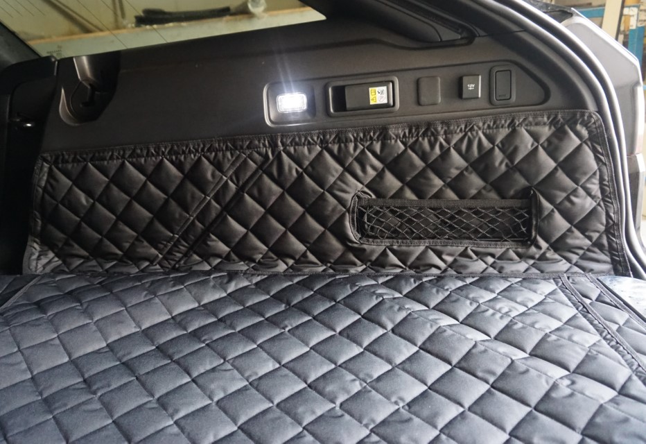 OMAC Black TPE Cargo Mat For Jaguar XF Sedan 2009-2015 – Waterproof Trunk Liner