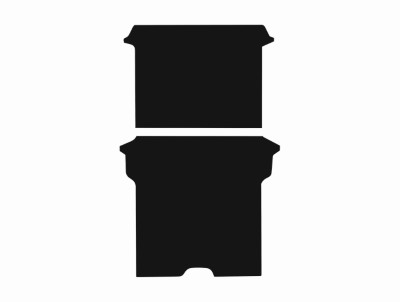 Peugeot Expert Van 2016 - Present (2-Pieces) Rear Van Mat