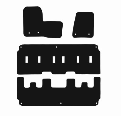 Ford Tourneo Custom 2018 - 2023 (Manual) Van Mats