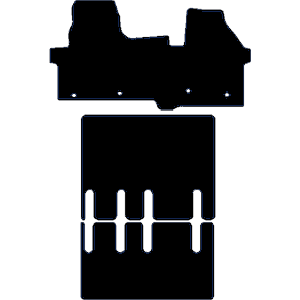 Ford Transit Custom 2025 - Present (Multi Cab) (Manual) Van Mats