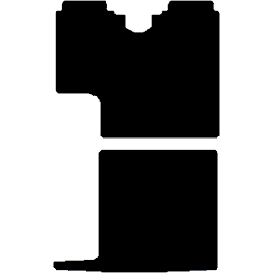 Volkswagen Multivan T7 California 2022- Present (Rails Covered) Rear Van Mat